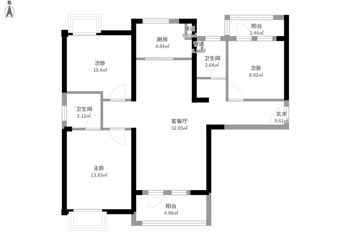 中式装修风格三居室119平方米家装案例-家装保姆-罗小红成都家装设计