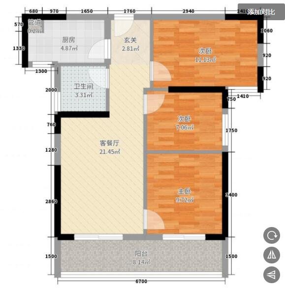 现代二居室83平方米语家装案例-成都家装保姆装修网-家装保姆-罗小红成都家装设计