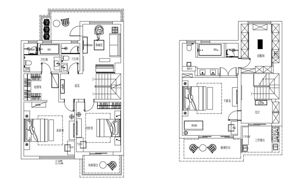 美式四居室家装案例-家装保姆-罗小红成都家装设计