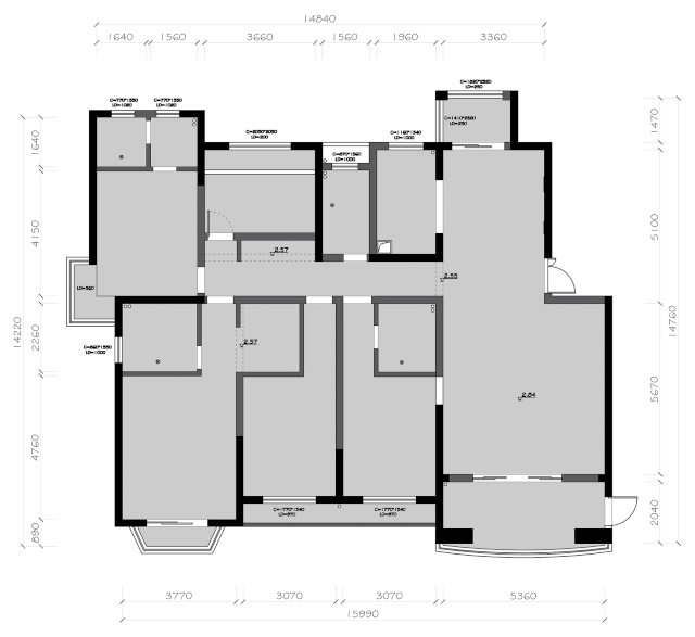 成都装修公司推荐：现代三居室138平方米家装案例-家装保姆-罗小红成都家装设计