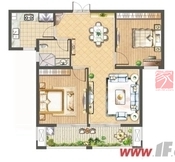 现代二居室87平方米家装案例-成都装修网-家装保姆-罗小红成都家装设计