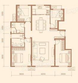 中式装修风格：四住宅130平方米家装案例-成都装修网-家装保姆-罗小红成都家装设计