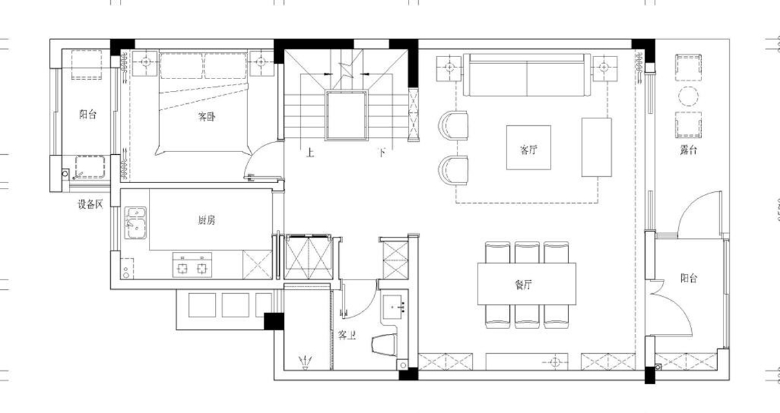 成都现代装修风格设计案例：四居室200平-家装保姆-罗小红成都家装设计