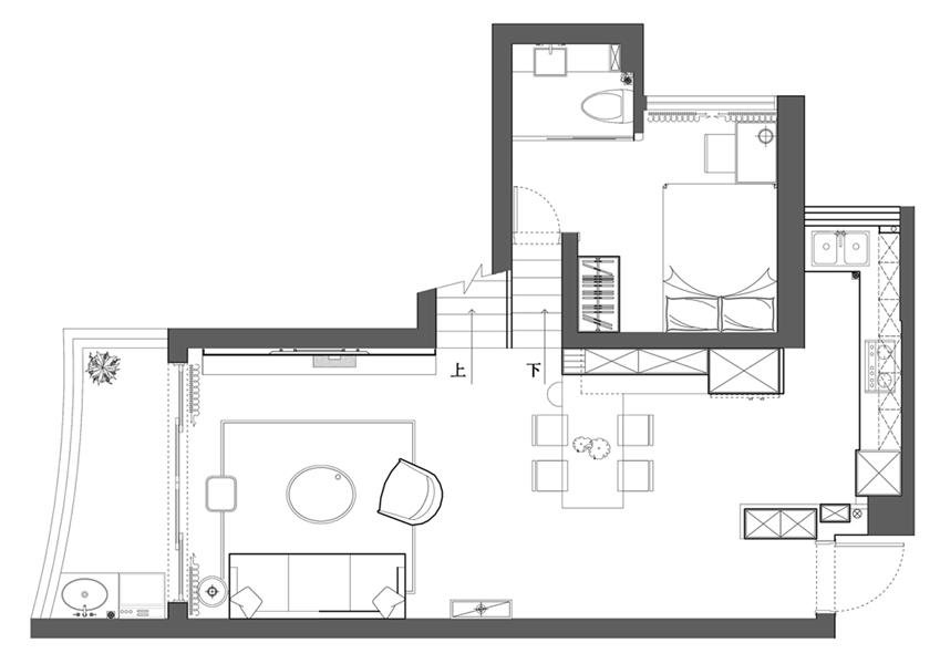 现代设计风格五住宅380平方米装修案例-成都装修网-家装保姆-罗小红成都家装设计