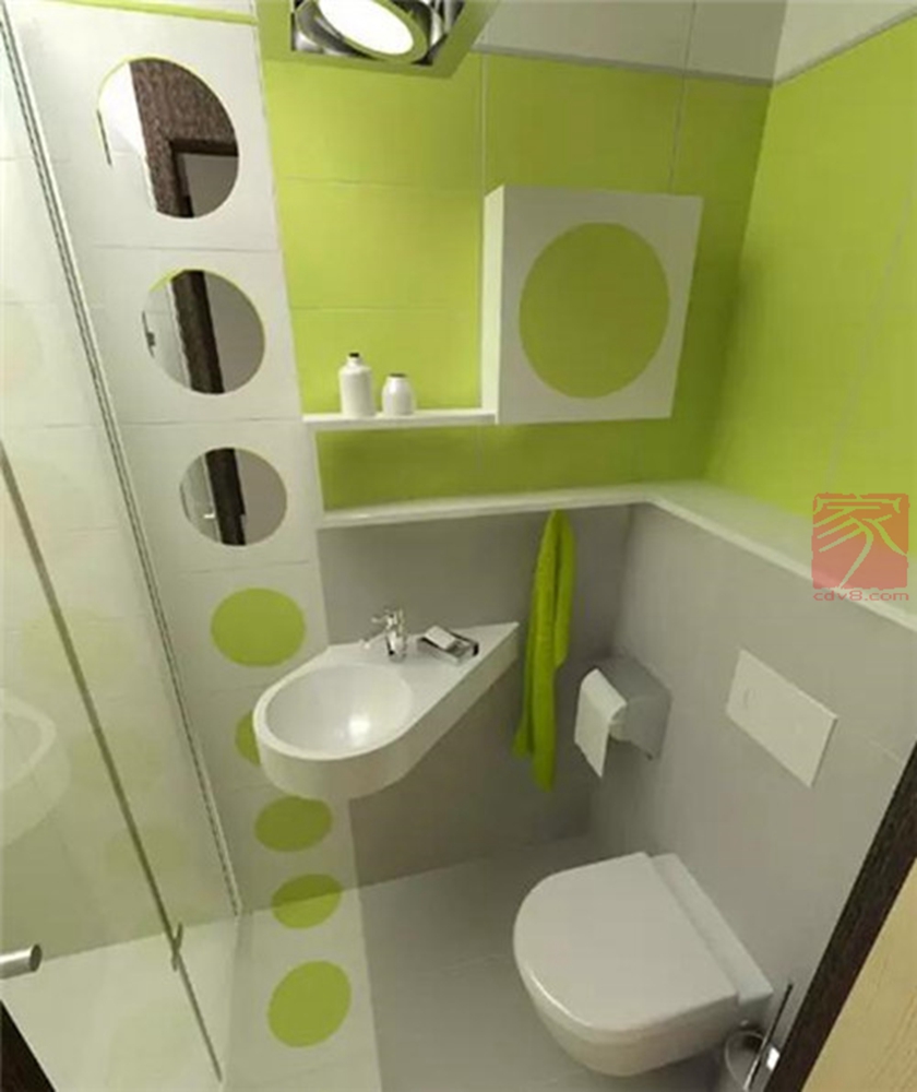 小卫生间装修的方法小卫生间该如何装修设计-家装保姆-罗小红成都家装设计