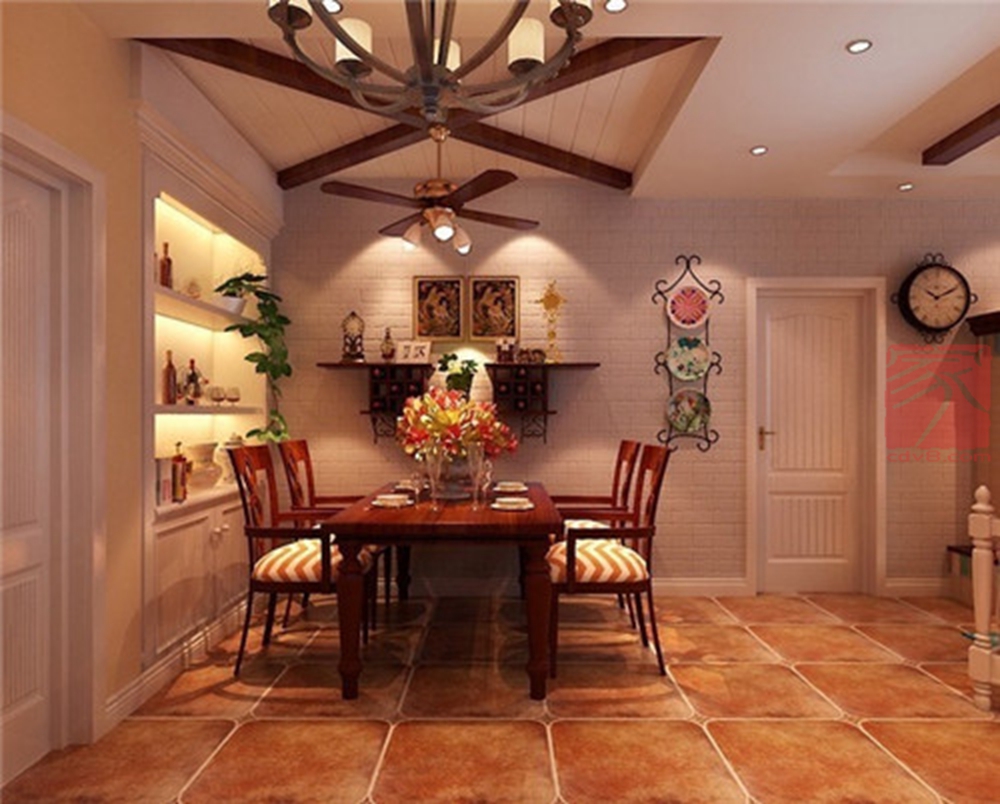 美式田园的设计方案因及现代美式风格风的室内空间特性-家装保姆-罗小红成都家装设计
