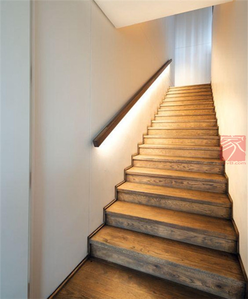 楼梯木扶手设计方案实例及木楼梯怎样维护保养？-家装保姆-罗小红成都家装设计