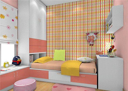 女生儿童房设计与室内装修 儿童房间色彩搭配技巧-家装保姆-罗小红成都家装设计